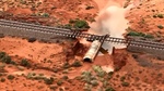 Vital east-west highway and rail line cut by outback floods