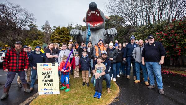 'Rock solid' Saputo Tassie workers to stay on strike for as long as it takes