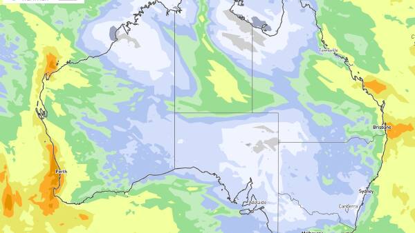 Big rains crossing Australia's north and west, but will it reach the southeast?