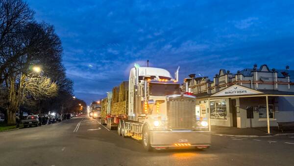Dairy farmer breaks down in tears as hay delivered, but there may be no more