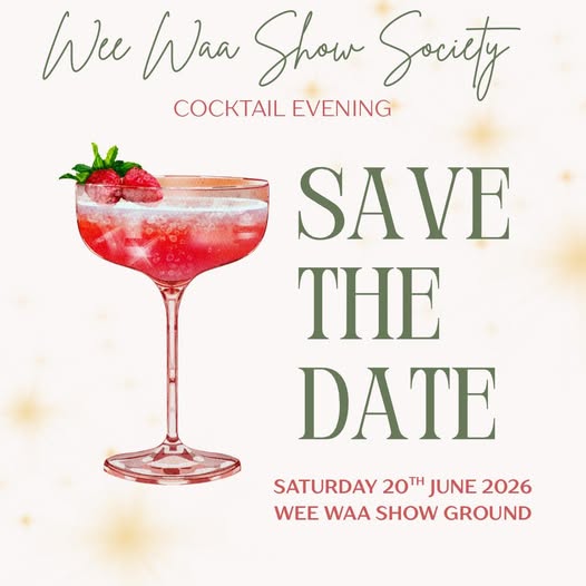 Wee Waa Show Society Cocktail Evening