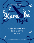Karaoke at the Wilga Hotel