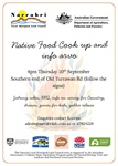 Native Food Cook Up and info arvo