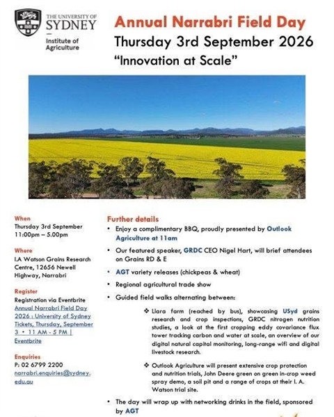 Annual Narrabri Field Day